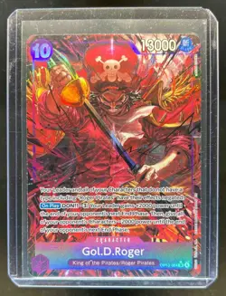 2023 One Piece Carrying On His Will Gol.D.Roger Alt Art Super Rare #OP13-064 - Image 1