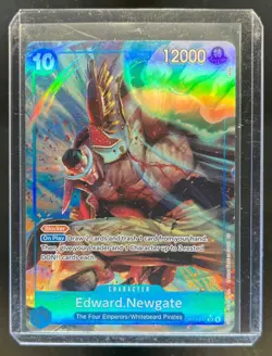 2024 One Piece Carrying on his Will Edward Newgate Alternate Art SR #OP13-042 - Image 1