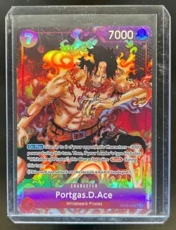 2023 One Piece Paramount War Portgas.D.Ace Alt Art #OP02-013 - Image 1