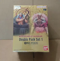One Piece DP-01 Double Pack Set 1 OP-04 Kingdoms of Intrigue SEALED Display - Image 1