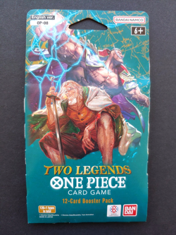 One Piece OP-08 TWO LEGENDS Sleeved Booster Blister Pack - NEW! - Image 1