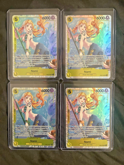 ONE PIECE NAMI EB03-053 SUPER RARE ENGLISH LOT 4x NAMI Yellow - Image 1