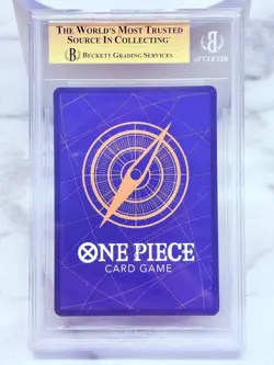 One Piece MONKEY.D.LUFFY OP05-119 GEAR5 ALTERNATE ART SEC AWAKENING BGS 9.5 FOIL - Image 2