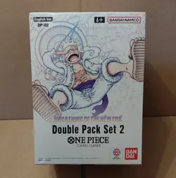 One Piece DP-02 Double Pack Set 2 OP-05 Awakening of The New Era SEALED DISPLAY - Image 1