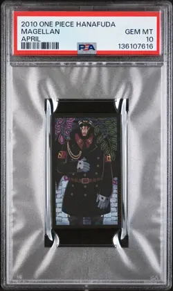 2010 ONE PIECE HANAFUDA APRIL MAGELLAN PSA 10 - Image 1