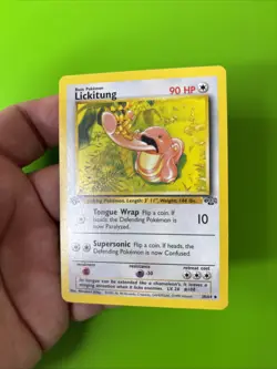 Lickitung 38/64 1st Edition Jungle Pokemon Card LP+ - Image 3