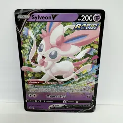2022 Pokemon TCG SWSH: Promo Cards Sylveon V Holo Black Star Promo SWSH202 - Image 1