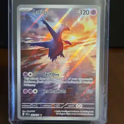 Pokemon Latios 203/191 Sv08: Surging Sparks Illustration Rare Full Art Holo Card - Image 1