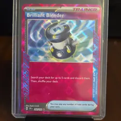 Pokemon Brilliant Blender Trainer ACE SPEC Holo 164/191 Sv08 Surging Sparks Card - Image 1
