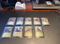 MTG Lord of the Rings Cards Lot, Showcase Scrolls Foil - Image 1