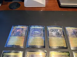 MTG Lord of the Rings Cards Lot, Showcase Scrolls Foil - Image 2
