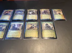 MTG Lord of the Rings Cards Lot, Showcase Scrolls Foil - Image 4