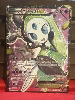 Pokemon Card - Meloetta EX RC25 - Radiant Collection - HP - Image 1