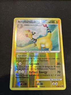 Pokemon Card - Ampharos 1/127 - Platinum - Reverse Holo - Image 2