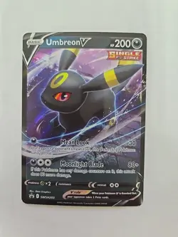2022 Pokemon TCG SWSH: Promo Cards Umbreon V Holo Black Star Promo SWSH203 NM - Image 1