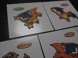 Pokemon Card Daiichi Bread Promo Sticker Charizard x5 SET #6255 - Image 2