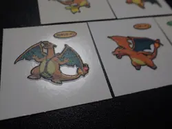 Pokemon Card Daiichi Bread Promo Sticker Charizard x5 SET #6255 - Image 3