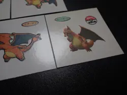 Pokemon Card Daiichi Bread Promo Sticker Charizard x5 SET #6255 - Image 4