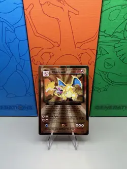 Pokemon Charizard Metal Promo Holo Card 004/102 Celebrations [NM] - Image 1
