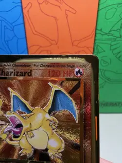 Pokemon Charizard Metal Promo Holo Card 004/102 Celebrations [NM] - Image 4