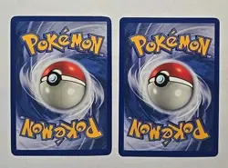 X2 Pokemon TCG Ditto Fossil Unlimited Holo Rare Card 3/62 - LP - Image 2