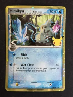 Pokemon Mimikyu Delta Species SWSH136 Celebrations 25th Anniv Promo Card - Image 1