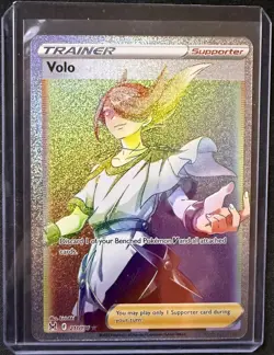 Volo Secret 211/196 Swsh11: Lost Origin Holo Rainbow Rare Card Near Mint - Image 1