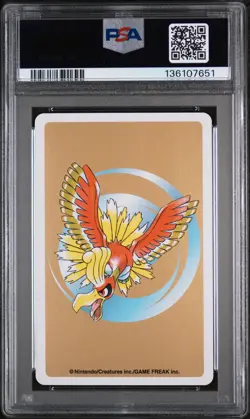 2000 POKEMON GOLD VERSION PLAYING CARDS QUEEN OF CLUBS #194 WOOPER PSA 10 - Image 2