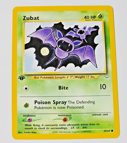 Pokemon Zubat 59/64 Neo Revelation 1st Edition WotC 2001 TCG Common Card - Image 1