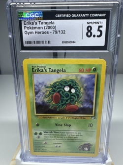 Erika’s Tangela 79/132 – Gym Heroes WOTC Vintage Pokemon Card CGC 8.5 - Image 1