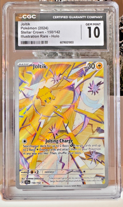 Joltik 150/142 Stellar Crown English Pokemon Card – CGC 10 GEM MINT 2024 - Image 1