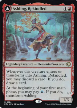 Ashling, Rekindled Lorwyn Eclipsed Foil NM 124 - Image 1