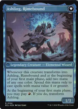 Ashling, Rekindled Lorwyn Eclipsed Foil NM 124 - Image 2