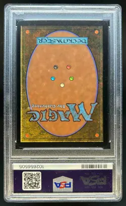 1999 Magic: The Gathering Urza's Destiny Yavimaya Hollow #143 PSA 8 - Image 2