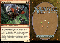 Magic the Gathering -MTG Wily Goblin - Image 1
