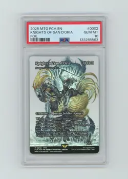 2025 MTG Final Fantasy Knights Of San D'oria Foil #0002 PSA 10 - Image 1