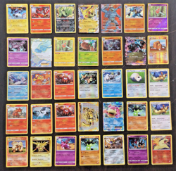 Pokemon TCG 35 Card Lot Pikachu EX Lucario Mewtwo Reverse Holo Full Art - Image 1