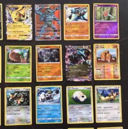 Pokemon TCG 35 Card Lot Pikachu EX Lucario Mewtwo Reverse Holo Full Art - Image 3