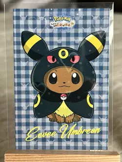Pokemon Umbreon Poncho Cosplay Pikachu And Eevee Fanart Card Set - Image 4