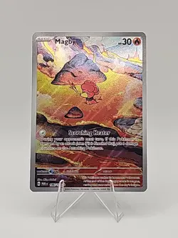 Pokemon TCG Magby 186/182 Paradox Rift, Never Played - Image 1