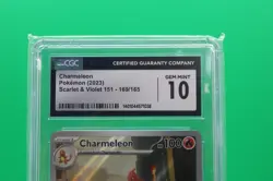 Pokemon 2023 Charmander Scarlet & Violet 151 168/165 CGC 10 - Image 2