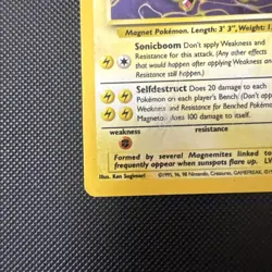 Magneton 11/62 Holo Rare Fossil Pokemon MP - Image 4