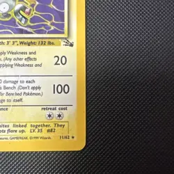 Magneton 11/62 Holo Rare Fossil Pokemon MP - Image 5