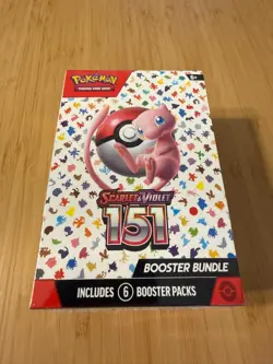 Pokemon TCG Scarlet and Violet 151 Booster Bundle Factory Sealed - Image 1
