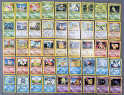 VINTAGE Pokemon - Base Set Lot - 45 Cards - Common & Uncommon -No Duplicates- LP - Image 1