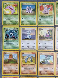 VINTAGE Pokemon - Base Set Lot - 45 Cards - Common & Uncommon -No Duplicates- LP - Image 2