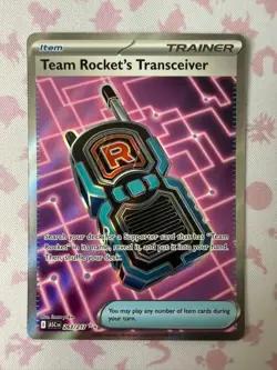 Team Rocket's Transceiver 263/217 Ultra Rare ME: Ascended Heroes Pokemon NM - Image 1