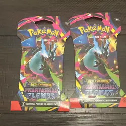 Pokemon TCG Phantasmal Flames Sleeved Booster Pack X 10 - Image 2