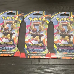 Pokemon TCG Phantasmal Flames Sleeved Booster Pack X 10 - Image 3