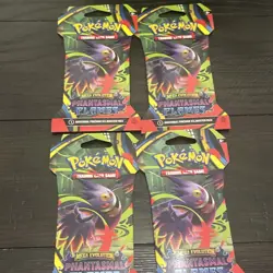 Pokemon TCG Phantasmal Flames Sleeved Booster Pack X 10 - Image 4